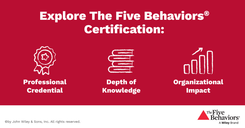 The Five Behaviors Certification